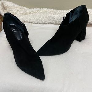 Marc Fisher Black Suede Booties
